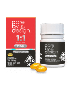 Care By Design - 1:1 MAX CBD - 10ct Higher THC