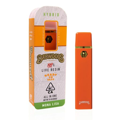 DABWOODS 1 GRAM LIVE RESIN ALL IN ONE DEVICE MONA LISA