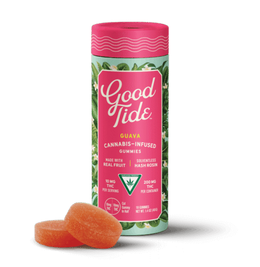 Good Tide Guava Solventless Hash Rosin Gummies | Balanced
