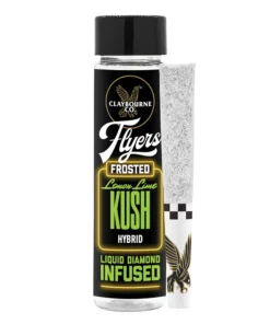 Lemon Lime Kush (1g) - Diamond Frosted Flyers Pre-Rolls