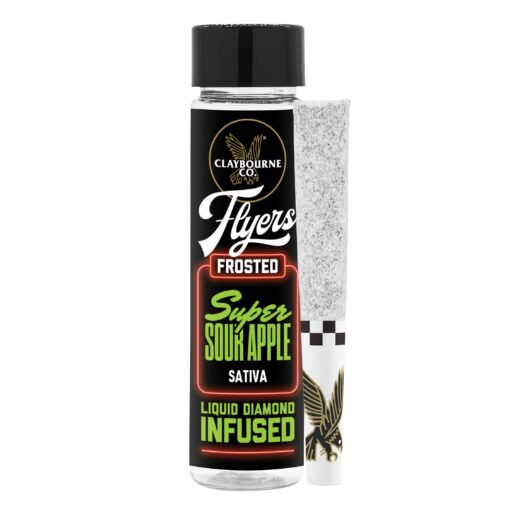 Super Sour Apple (1g) - Diamond Frosted Flyers Pre-Rolls