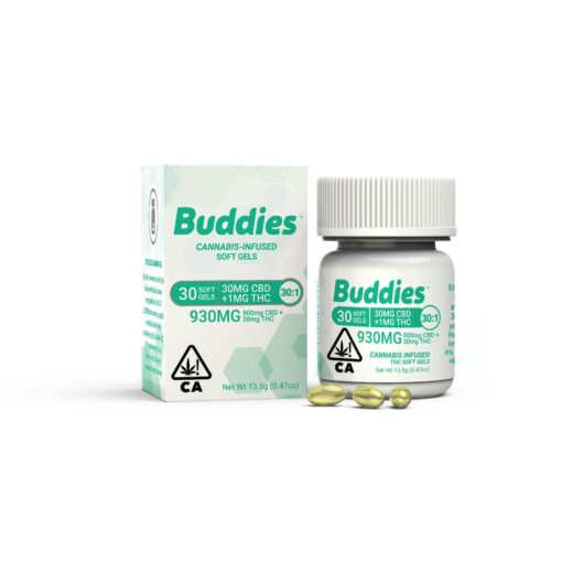 THC/CBD 1mg:30mg Ratio Capsule 30pc