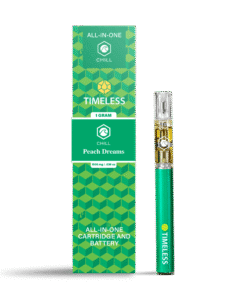 Timeless Peach Dreams 1000mg Vape Cartridge All-In-One (Chill)
