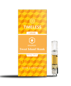 Timeless Sweet Island Skunk 1000mg Vape Cartridge (Energy)