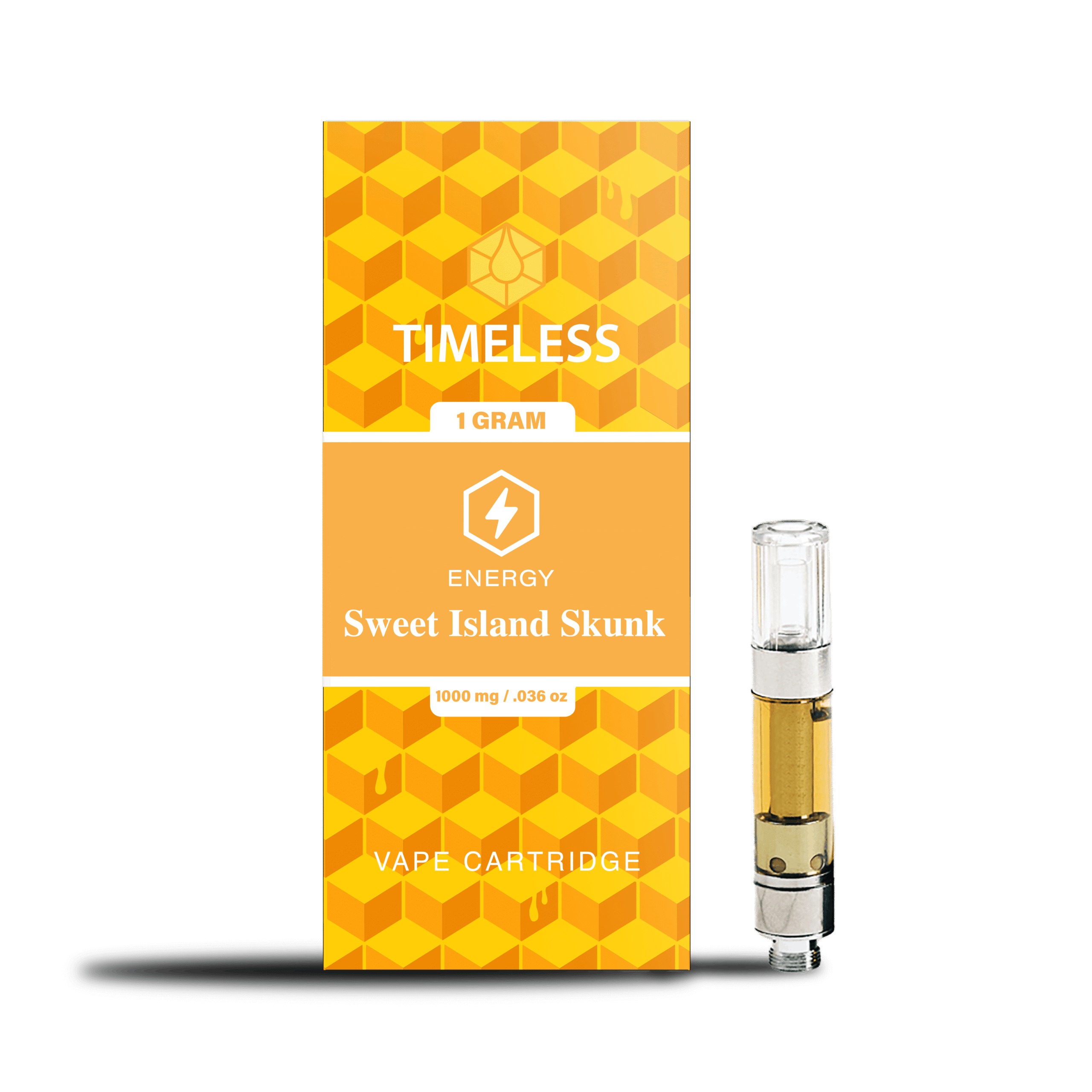 Timeless Sweet Island Skunk 1000mg Vape Cartridge (Energy)