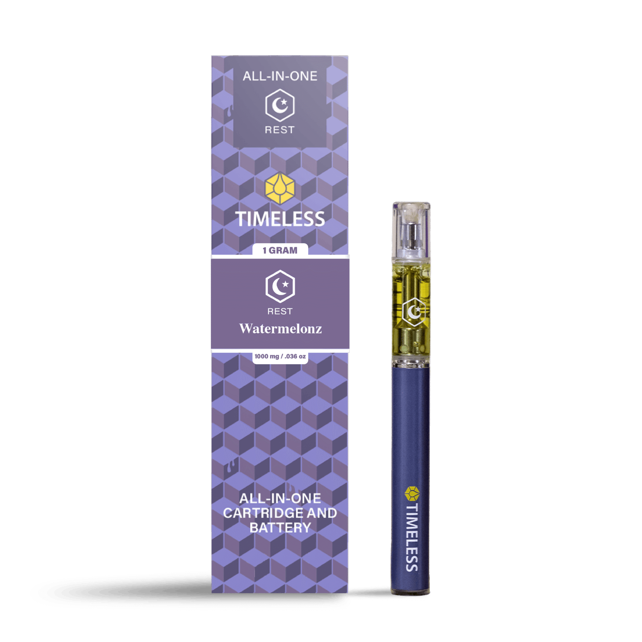 Timeless Watermelonz 1000mg Vape Cartridge All-In-One (Rest)