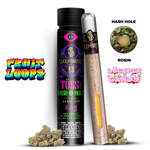 Lucky Thirteen Tussi Hash-Hole - Fruit Loops & Lucifer Candy